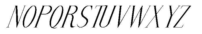 White Elovie Font UPPERCASE