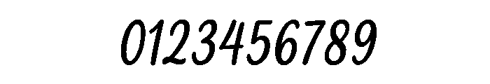 White Lily Condensed Slanted Font OTHER CHARS