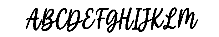 White Lily Condensed Slanted Font UPPERCASE