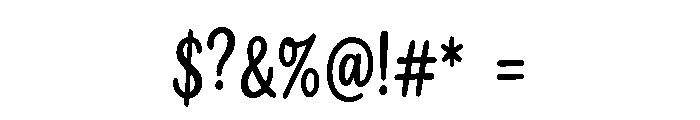 White Lily Condensed Font OTHER CHARS