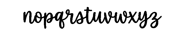 White Lily Regular Font LOWERCASE