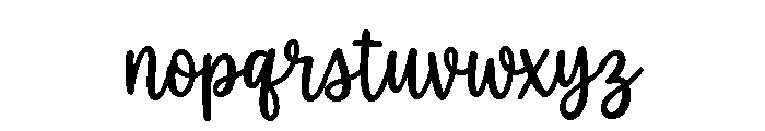 White Lily Semi Condensed Font LOWERCASE
