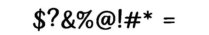 White Lily Semi Expanded Font OTHER CHARS