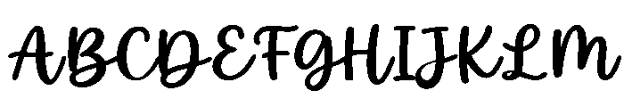 White Lily Semi Expanded Font UPPERCASE