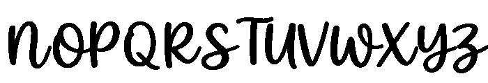 White Lily Semi Expanded Font UPPERCASE