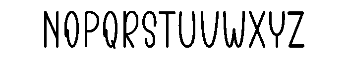 White Snack Font UPPERCASE