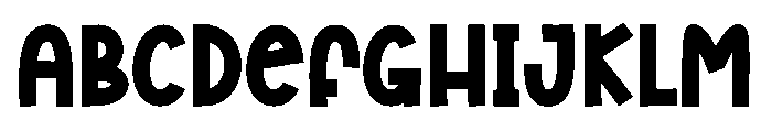White Varsity Font UPPERCASE