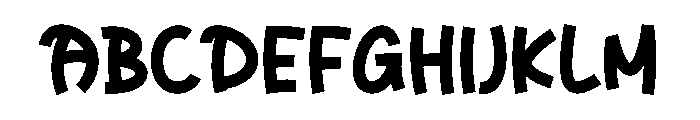 White Zone Font UPPERCASE