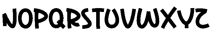 White Zone Font UPPERCASE
