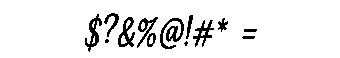WhiteLily-CondensedSlanted Font OTHER CHARS