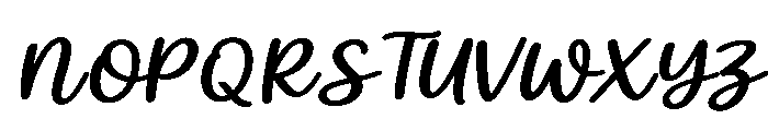 WhiteLily-ExpandedSlanted Font UPPERCASE