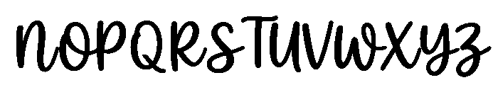 WhiteLily-Regular Font UPPERCASE