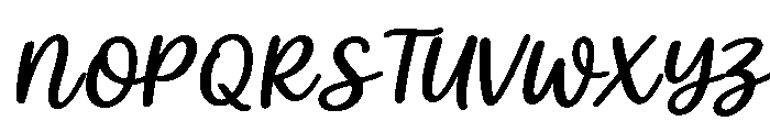WhiteLily-SemiCondSlant Font UPPERCASE