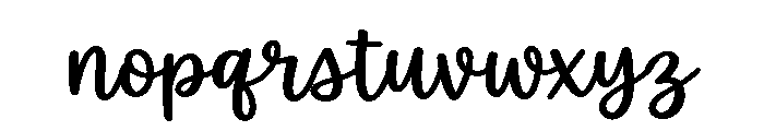 WhiteLily-SemiExpanded Font LOWERCASE