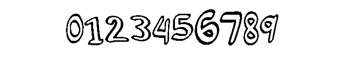 Whiteboard Outline Regular Font OTHER CHARS