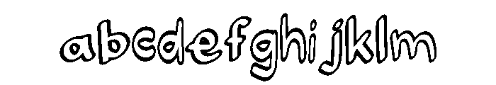 Whiteboard Outline Regular FONT
