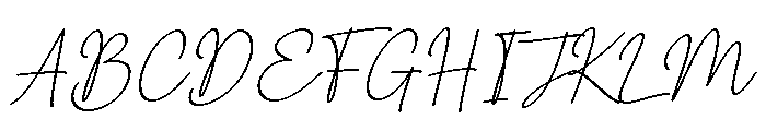 Whiteline Font UPPERCASE