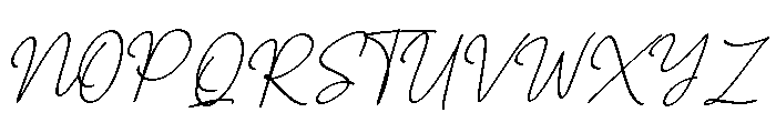 Whiteline Font UPPERCASE