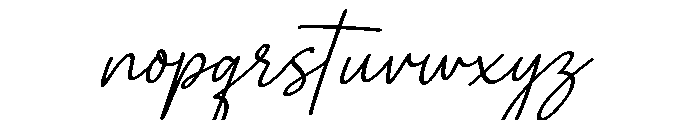 Whiteline Font LOWERCASE