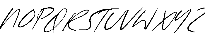 Wholesome Dreams Italic Font UPPERCASE