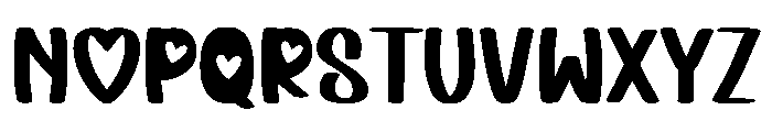 Wholesome Planning Font UPPERCASE