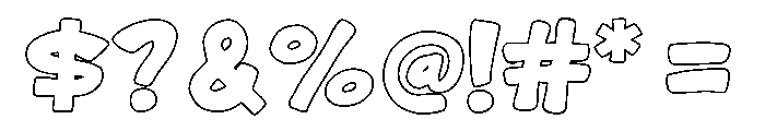 WhoopsSansOutline-Regular Font OTHER CHARS