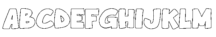 WhoopsSansOutline-Regular Font UPPERCASE