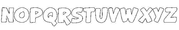 WhoopsSansOutline-Regular Font UPPERCASE