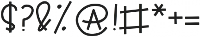 WHATEVER v01 Regular otf (400) Font OTHER CHARS