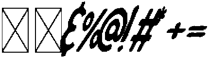 WHIPLASH Italic otf (400) Font OTHER CHARS
