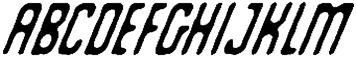 WHIPLASH Italic otf (400) Font UPPERCASE