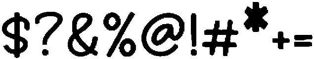 Whatcha Doing Regular otf (400) Font OTHER CHARS