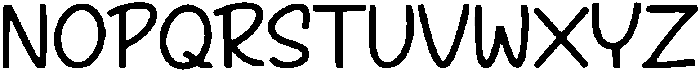 Whatcha Doing Regular otf (400) Font UPPERCASE