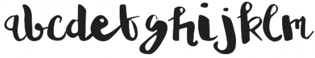 Whedoes otf (400) Font LOWERCASE