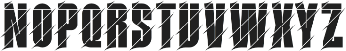 Whether Slashed Bold otf (700) Font UPPERCASE