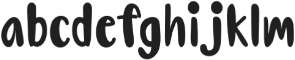 While just Regular ttf (400) Font LOWERCASE