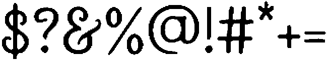 Whimsera Regular otf (400) Font OTHER CHARS