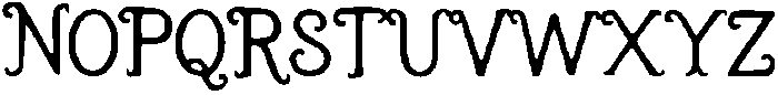 Whimsera Regular otf (400) Font UPPERCASE