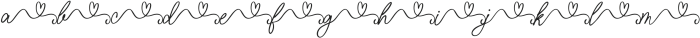 Whimsical Love Story - Tail Heart otf (400) FONT