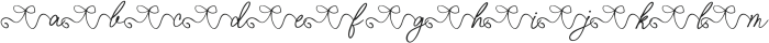 Whimsical Love Story - Tail Ribb otf (400) Font UPPERCASE