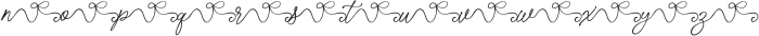 Whimsical Love Story - Tail Ribb otf (400) Font LOWERCASE