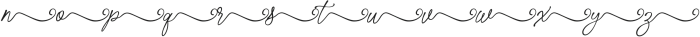 Whimsical Love Story - Tail otf (400) Font LOWERCASE