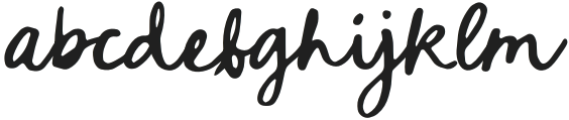 Whimsical Romance Script Regular otf (400) Font LOWERCASE