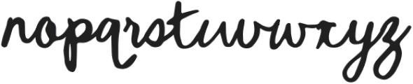 Whimsical Romance Script Regular otf (400) Font LOWERCASE