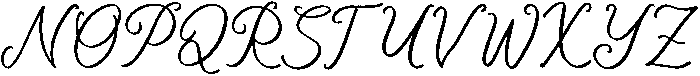 Whimsy Bittersweet otf (400) Font UPPERCASE