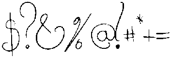 Whimsy Curl Regular otf (400) Font OTHER CHARS
