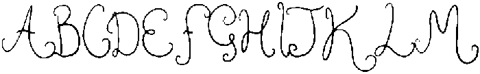Whimsy Curl Regular otf (400) Font UPPERCASE