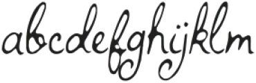 Whimsy Feast Regular otf (400) Font LOWERCASE