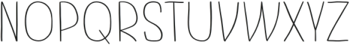 Whimsy Regular otf (400) Font UPPERCASE