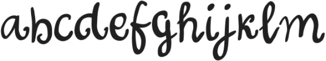 Whimsy Strokes otf (400) Font LOWERCASE